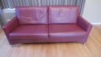 3 zitsbank Leolux leren bank, Ophalen, Gebruikt, 150 tot 200 cm, Driepersoons