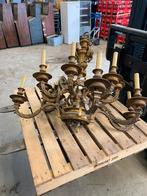 Bronze kroonluchter, Huis en Inrichting, Lampen | Kroonluchters, Ophalen, Zo goed als nieuw, Metaal, Barok