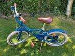 Btwin kinderfiets 16 inch, 900 alu city blauw, Ophalen, Gebruikt, 16 tot 20 inch, BTWIN