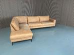 GRATIS LEVERING Hoekbank Cognac 290x210 GEREINIGD, 250 tot 300 cm, Stof, Hoekbank, Ophalen of Verzenden