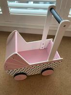 Roze houten poppenwagen, Gebruikt, Ophalen