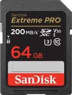 SanDisk Extreme Pro - SDXC 64GB 200/90 mb/s V30 (SD kaart), SanDisk, SanDisk 1, SDXC, Ophalen of Verzenden