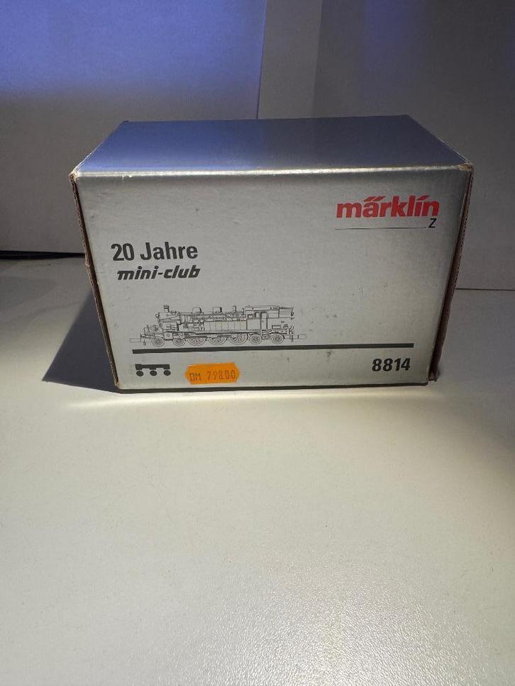 Marklin  8814 zilveren locomotief, Hobby en Vrije tijd, Modeltreinen | Overige schalen, Nieuw, Locomotief, Wisselstroom, Märklin