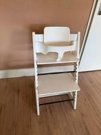 Stokke Tripp Trapp kinderstoel wit - compleet, Kinderen en Baby's, Kinderstoelen, Ophalen of Verzenden, Zo goed als nieuw, Meegroeistoel