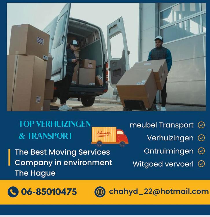 Verhuizingen, Ontruimingen & Transport, Diensten en Vakmensen, Verhuizers en Opslag, Bedrijfsverhuizingen, Opslag, Verhuizen binnen Nederland