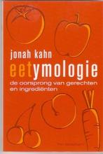 Jonah Kahn - Eetymologie, Ophalen of Verzenden, Zo goed als nieuw, Jonah Kahn, Overige gebieden