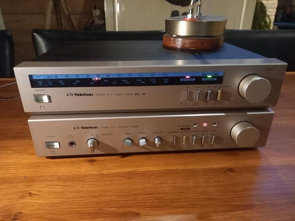 TELETON A390 B en de T390 T, Audio, Tv en Foto, Stereo-sets, Overige merken, Gebruikt, Tuner of Radio, Losse componenten