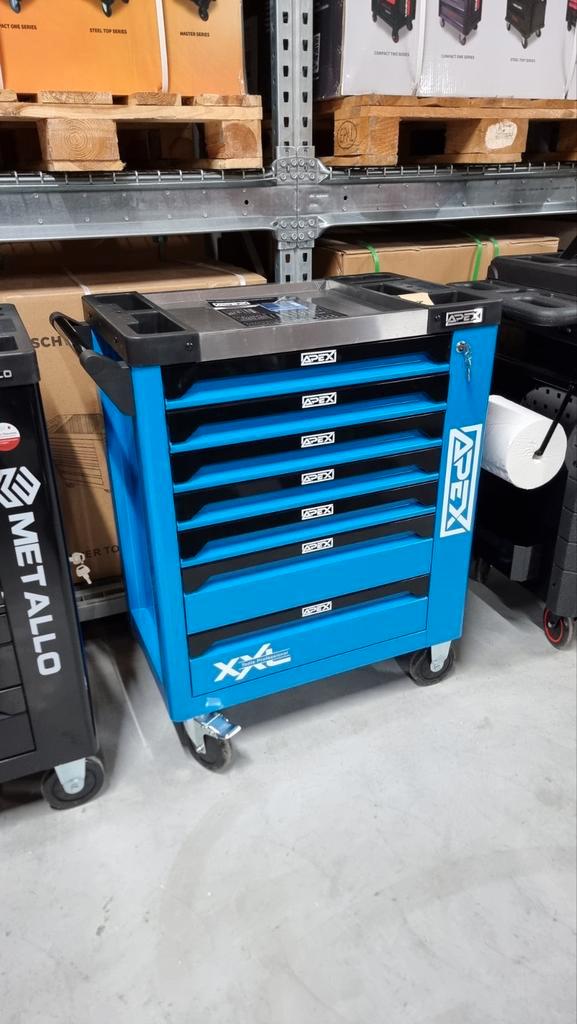 APEX gereedschapwagen 7 laden gevuld Met gereedschap, Doe-het-zelf en Verbouw, Gereedschapskisten, Zo goed als nieuw, Gevuld, Ophalen of Verzenden