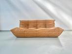 Togo sofa in Camel leather by M.Ducaroy for Ligne Roset.