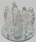 Kerststal van glas 7 delig, Ophalen of Verzenden, Zo goed als nieuw