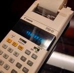 vintage Canon p2-d calculator met papierrol in goede en werk, Ophalen of Verzenden
