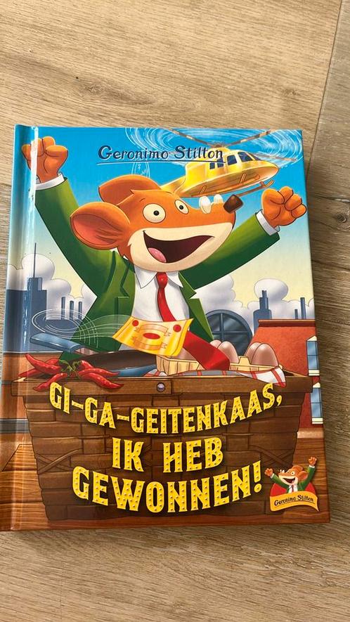 Geronimo Stilton - Gi-ga-geitenkaas, ik heb gewonnen!, Boeken, Kinderboeken | Jeugd | onder 10 jaar, Zo goed als nieuw, Ophalen of Verzenden
