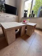 Lamulux Salontafels (2x) 60x60x40, Ophalen, 50 tot 100 cm, Vierkant, 50 tot 100 cm