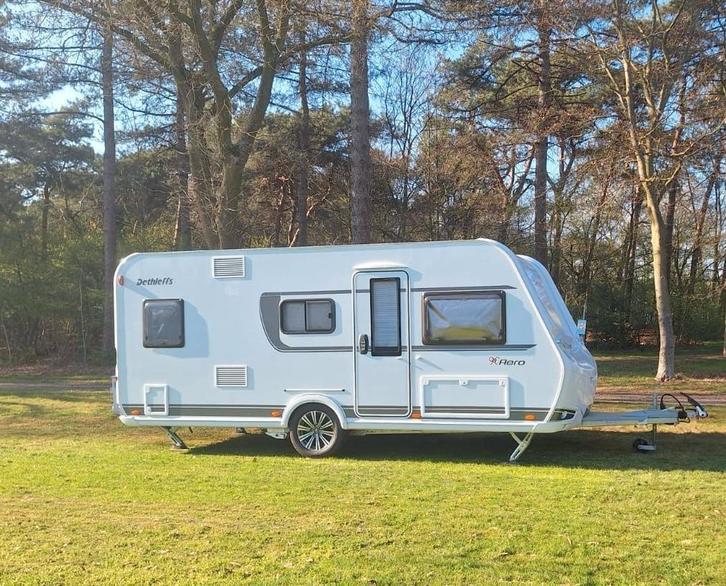 Caravan Dethleffs, Caravans en Kamperen, Caravans, Particulier, tot en met 5, Treinzit, Dethleffs, Mover, Reservewiel, Ophalen