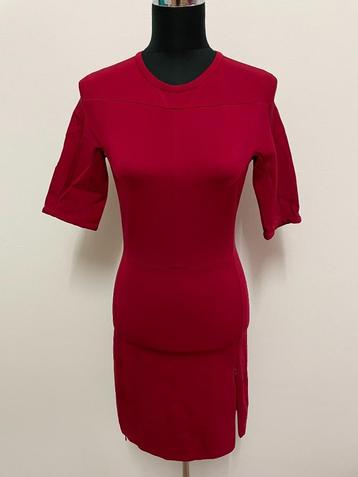 J271 - Wijnrode Diane von Furstenberg jurk maat 8=S (1) beschikbaar voor biedingen