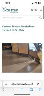 Gezocht: Karsten aanritsbaar kuipzeil CL/VL/AW 350-380, Caravans en Kamperen, Tenten, Ophalen, Zo goed als nieuw