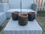 3 bloempotten solano 18x20 cm, Huis en Inrichting, Kamerplanten, Ophalen of Verzenden, Halfschaduw, Minder dan 100 cm