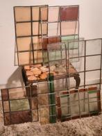 7 Glas in Lood Ramen - Diverse Kleuren, Antiek en Kunst, Ophalen