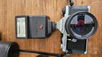 Pentax spiegelreflexcamera met flitser., Ophalen, Gebruikt, Pentax