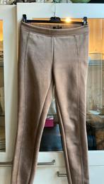 OPUS Camelkleurige broek suèdine/stretch S in NIEUWSTAAT, Beige, Ophalen of Verzenden, Zo goed als nieuw, Maat 36 (S)