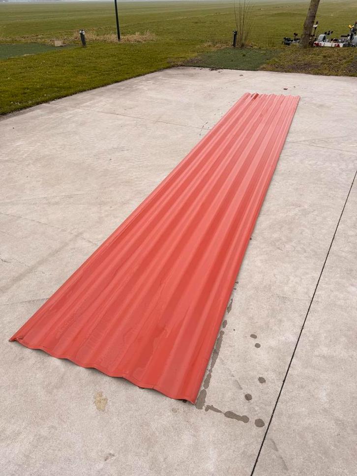 Kingspan KS1000 SRW Dakplaten / Golfplaten Terracotta 6600mm, Doe-het-zelf en Verbouw, Dakpannen en Dakbedekking, Nieuw, Golfplaat