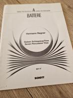 Works for Percussion - Hermann Regner, Ophalen of Verzenden, Gebruikt, Les of Cursus