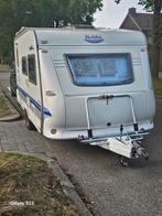 Hobby 440 SF Luxe Easy (2005) voortent – luifel - erker, Caravans en Kamperen, Caravans, Hobby, Treinzit, Particulier, Vast bed