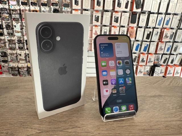 iPhone 16 256GB Zwart - Ongebruikt & Garantie, Telecommunicatie, Mobiele telefoons | Apple iPhone, Nieuw, 256 GB, Zonder abonnement