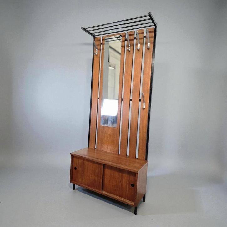 vintage hoge staande kapstok / vloerkapstok, Huis en Inrichting, Woonaccessoires | Kapstokken, Gebruikt, Staande kapstok, 150 tot 200 cm
