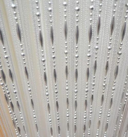 kralengordijn 100x200 cm in wit  - nieuw, Huis en Inrichting, Stoffering | Gordijnen en Lamellen, Nieuw, 200 cm of meer, 100 tot 150 cm