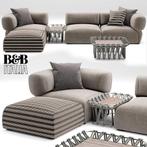B&B Italia Butterfly modulaire outdoor sofa 4 elementen, Tuin en Terras, Tuinsets en Loungesets, Overige materialen, Bank, 3 zitplaatsen