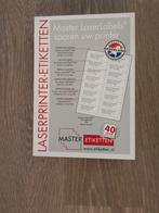 2 dozen Master etiketten (code 6334200) 24 etiketten per vel, Ophalen of Verzenden, Nieuw