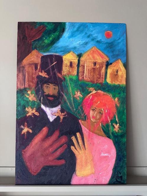 Andre Castinel schilderij, Antiek en Kunst, Kunst | Schilderijen | Modern, Ophalen