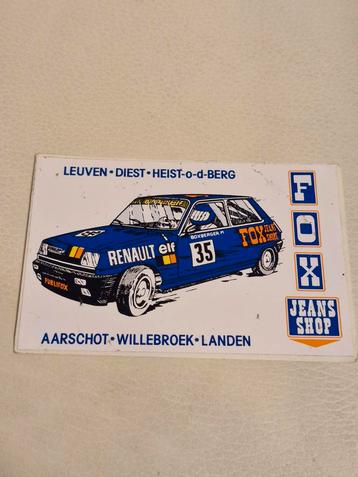 400 Renault Elf 35 - Fox Jeans Shop Sticker  beschikbaar voor biedingen