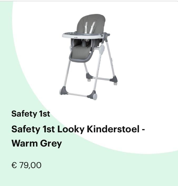 Safety 1st kinderstoel, Kinderen en Baby's, Ophalen of Verzenden, Zo goed als nieuw, Overige typen