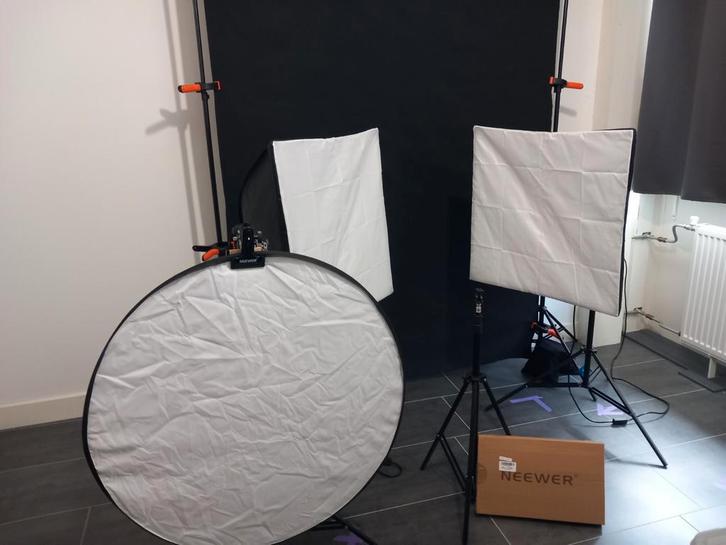 Fotografie toebehoren zo goed als nieuw, Audio, Tv en Foto, Fotografie | Fotostudio en Toebehoren, Zo goed als nieuw, Achtergrond