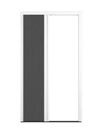 Plissé hordeur 7016 7mm magnetische sluiting 1850x2200, Huis en Inrichting, Ophalen, Nieuw, 150 tot 200 cm, 200 cm of meer