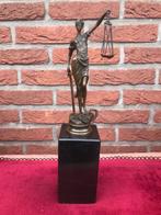 bronzen beeld van VROUWE JUSTITIA, Ophalen of Verzenden