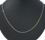 Tricolor 14k gouden gourmet schakel ketting heren dames luxe, Sieraden, Tassen en Uiterlijk, Kettingen, Voordeelsieraden, Ophalen of Verzenden