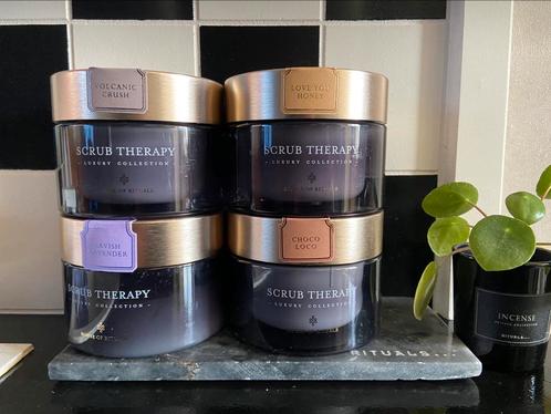 Rituals scrub therapie : lavendel,choco,honey,vulcano,, Sieraden, Tassen en Uiterlijk, Uiterlijk | Lichaamsverzorging, Zo goed als nieuw