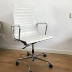 Vitra Eames Aluminium stoel EA 119 gepolijst wit volleder, Huis en Inrichting, Bureaustoelen, Ophalen, Gebruikt, Wit, Nvt