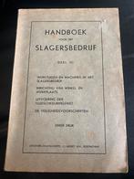 Handboek voor slagersbedrijf deel 3 juli 1942, Ophalen of Verzenden, Alpha