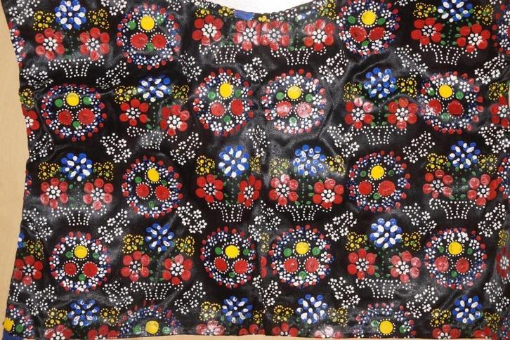 meerkleurige stipwerk kraplap, Staphorster klederdracht, Antiek en Kunst, Antiek | Kleding en Accessoires, Ophalen of Verzenden