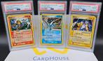 PSA 8 NM MINT Suicune, Entei en Raikou Gold Star Pokemon, Ophalen of Verzenden, Zo goed als nieuw, Losse kaart