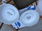 2x Flos Smithfield C plafondlamp Ø60 wit, Ophalen, Gebruikt, Glas, Design lamp