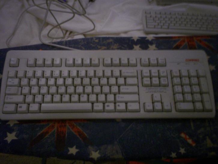 Compaq toetsenbord KB-9860 PS/2 B13BCoWBUJH5ZI, Computers en Software, Toetsenborden, Zo goed als nieuw, Qwerty, Bedraad, Ophalen of Verzenden