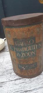 Origineel winkelblik van C.J. van Houten cacao, Ophalen of Verzenden, Gebruikt, Overige, Overige merken