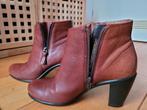 Ecco, bruin leren laarsje maat 38 - 8cm, Ophalen of Verzenden, Zo goed als nieuw, Meisje, Schoentjes