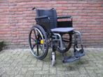 Invacare Action2000LS rolstoel 48cm nieuwe banden&stokhouder, Ophalen of Verzenden, Inklapbaar, Zo goed als nieuw, Duwrolstoel