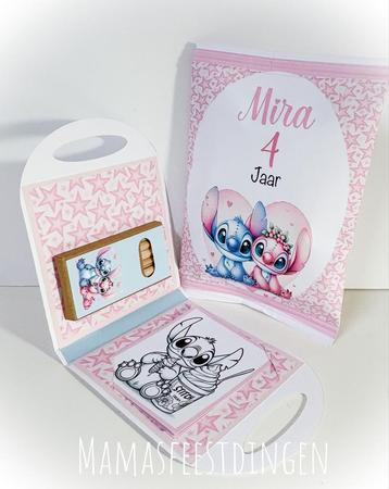 Traktatie kleurkoffer met chips stitch beschikbaar voor biedingen